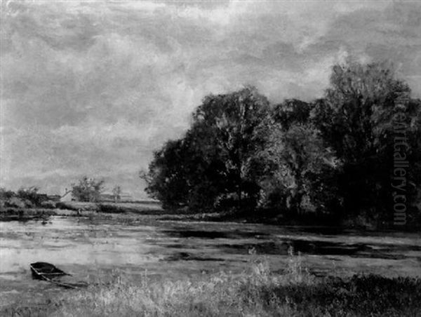 Flusslandschaft Bei Frankfurt - view 1