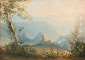 San Miguel Del Soldado Above Jalapa, Mexico by Daniel Thomas Egerton