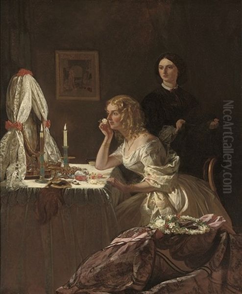 A Young Lady At Her Toliet - view 1