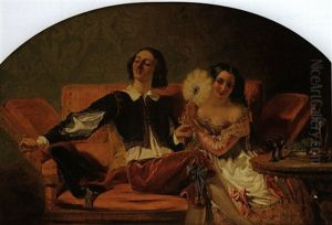 Gil Blas Wechselft Die Ringe Mit Camilla by Augustus Leopold Egg