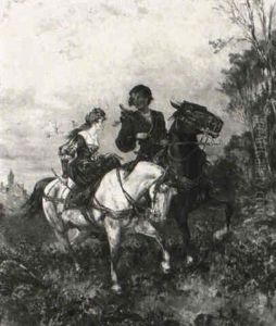 Der Ausritt by Gustav Eggena