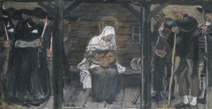 Die Wallfahrer (the Adoration) by Albin Egger-Lienz