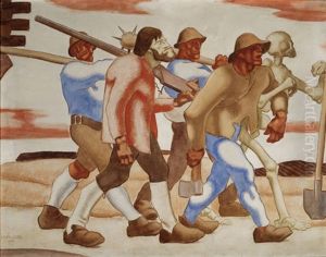 Totentanz by Albin Egger-Lienz