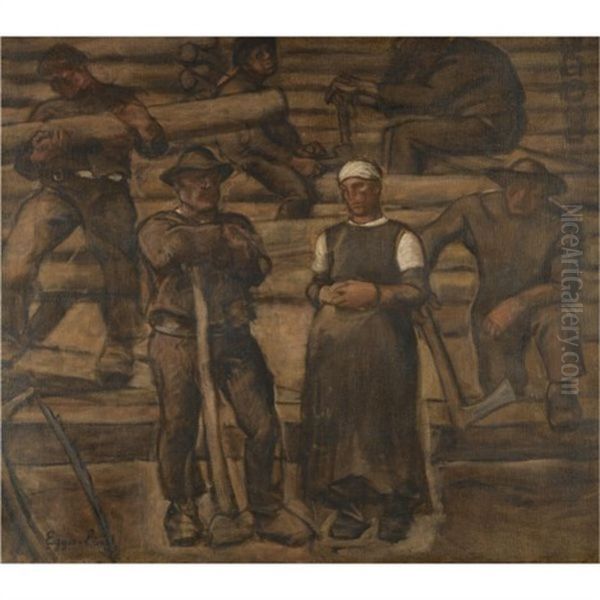 Die Lebensalter (+ Studie Fur Die Figur Des Teufels In Samann Und Teufel, Verso) - view 1