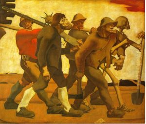 Totentanz 1809 by Albin Egger-Lienz