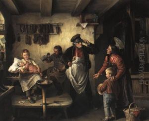 In Der Schusterwerkstatt by Sigmund Eggert