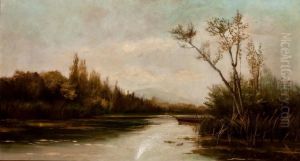 Paisaje Fluvial by Eugenio Arruti Y Gonzalez-Pola