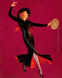 Tambourine Dancer by Edward Mason Eggleston