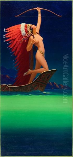 Flaming Arrow (illus. For Calendar) - view 1