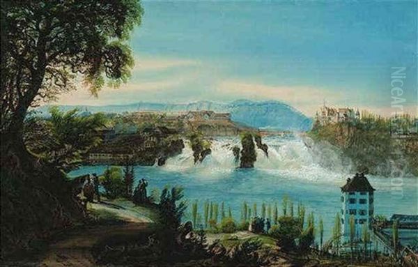 Der Rheinfall Bei Schaffhausen - view 1