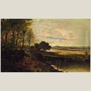 Paisaje Fluvial by Eugenio Arruti Y Gonzalez-Pola