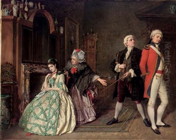Captain Absolute's Introduction To Lydia Languish - Lydia, I Won't Even Speak To Or Look At Him, Etc. The Rivals - view 1
