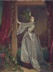 Preparing For Christmas by William Maw Egley