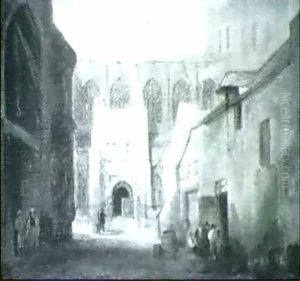 South Porch Of Chester Cathedral by James T. Eglington