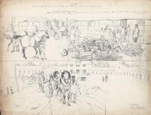 Scenes De La Vie Des Courses A Deauville, Chantilly, Nice