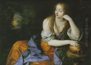 Sainte Marie Madeleine (portraitde La Belle Du Ludre?) by Justus van Egmont