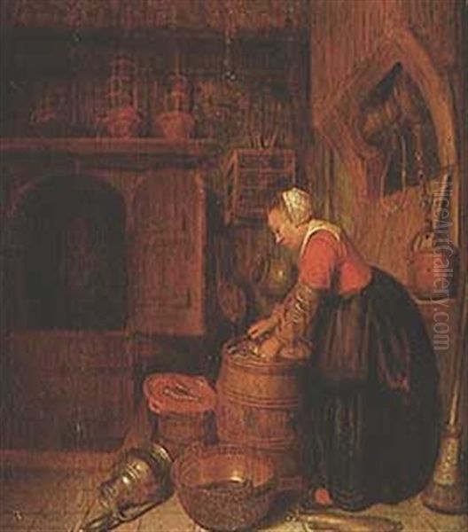 A Woman In A Kitchen - view 1