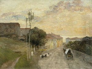 Sonnenuntergang In Duino by Marie Egner