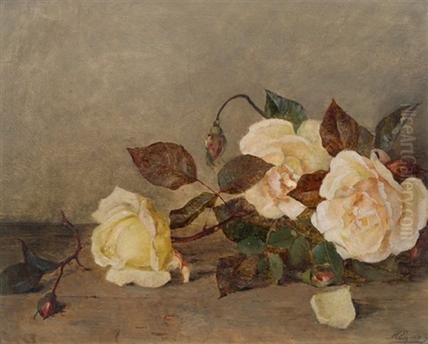 Still Life With Roses by Marie Egner