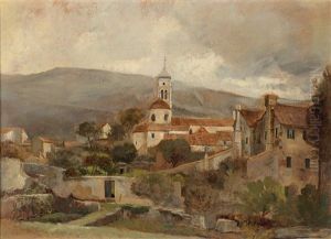 Blick Auf Die Madonnenkirche In Lusinn-grande