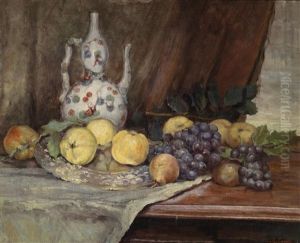 Fruchstestillleben Mit Kurbiskanne