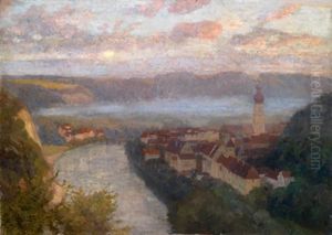 Abend In Burghausen by Marie Egner