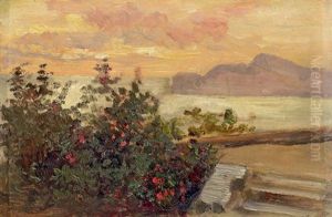 An Der Riviera Di Ponente (+ Another, Verso) by Marie Egner