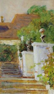 Treppenaufgang Im Schloss Wildegg Bei Sparbach In Niederrosterreich