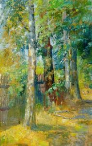 Am Gartenzaun (motiv Aus Deutschlandsbergs) by Marie Egner