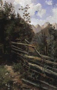 Wegzaun Bei Goisern by Marie Egner