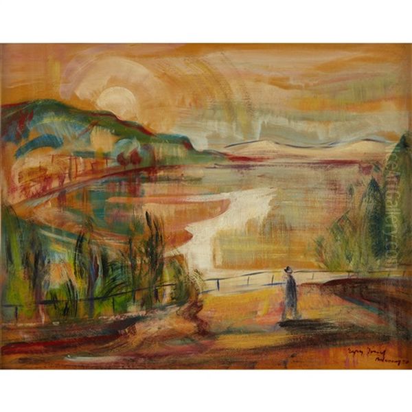 Figure In A Landscape - view 1
