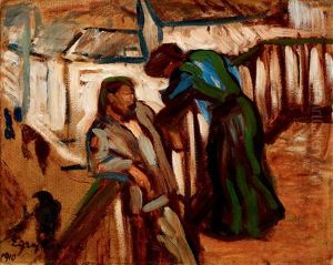 Relationship (on The Terrace) by Jozsef Egry