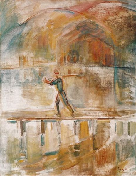 Esti Fenyek, Badacsony (evening Lights, Badacsony) - view 1