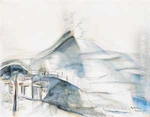 Pompei - Vesuv by Jozsef Egry