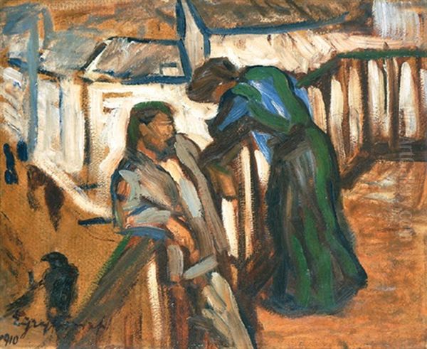 Couple On The Balcony - view 1