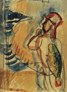 Balatoni Halasz (fisherman At Lake Balaton) by Jozsef Egry