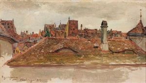Les Toits De Nuremberg by Rogelio De Egusquiza Barrena