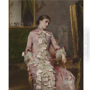 Lady In Pink by Rogelio De Egusquiza Barrena