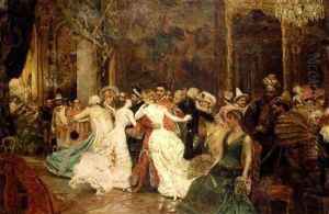 Una Noche En Venecia (a Soiree In Venice) by Rogelio De Egusquiza Barrena
