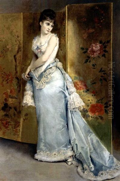 Mujer Con Vestido Azul (lady In A Blue Dress) - view 1