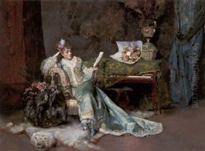 Reading The Love Letter by Rogelio De Egusquiza Barrena