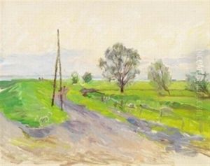 Blick Ins Alte Land by Julius Von Ehren