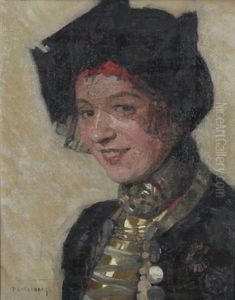 Junge Dachauerin by Paul Ehrenberg