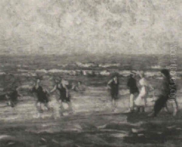 Figures At The Beach - view 1