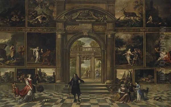 The Interior Of A Picture Gallery - view 1