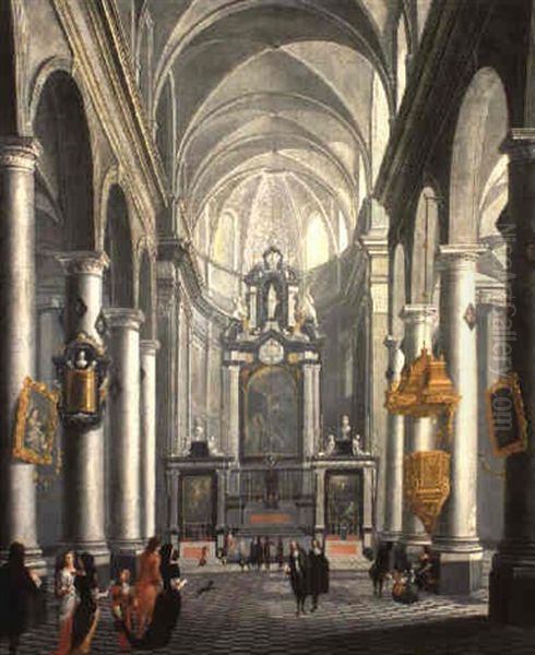 A Baroque Church Interior - view 1