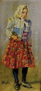Young Rural Woman by Ludvik Ehrenhaft