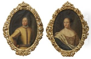 Portratt Av Karl Xi Och Drottning Ulrika Eleonora Portratt Av Karl Xi Och Drottning Ulrika Eleonora