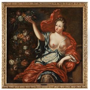 Flora (allegory Of Summer) by David Klocker Von Ehrenstrahl