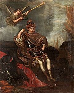 Konung Gustaf Ii Adolf Som Romersk Triumfator